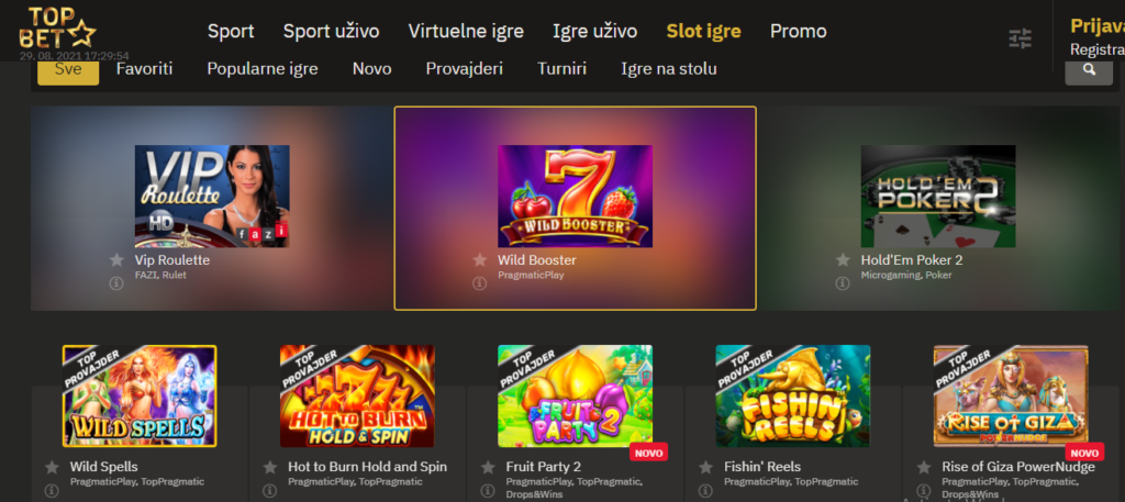 Topbet slot igre