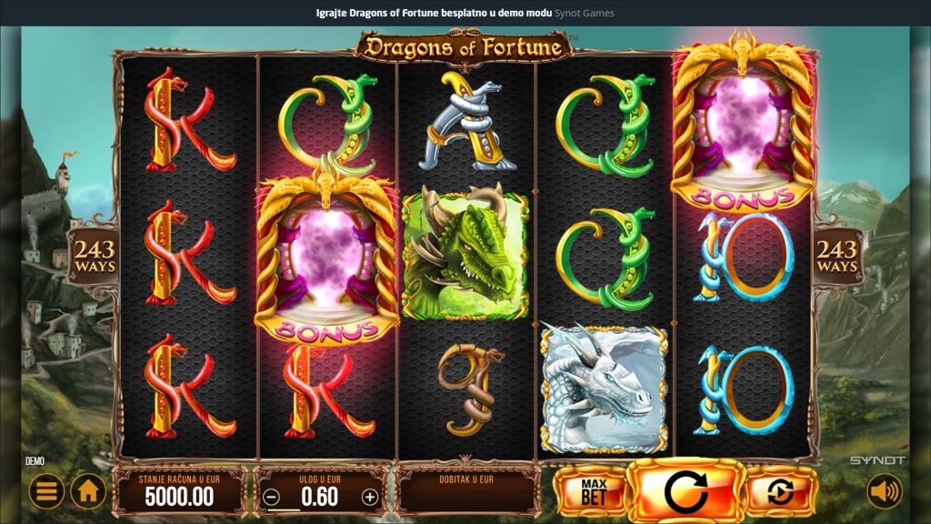 Dragons of Fortune slot game