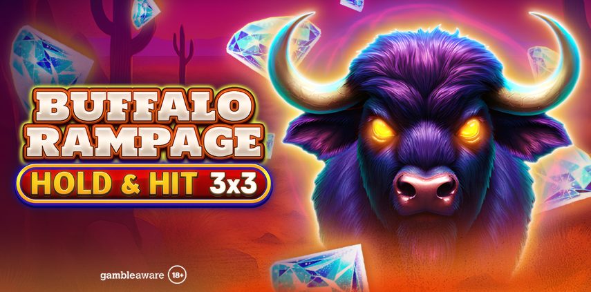 Buffalo Rampage Hold & Hit 3x3 S;ot