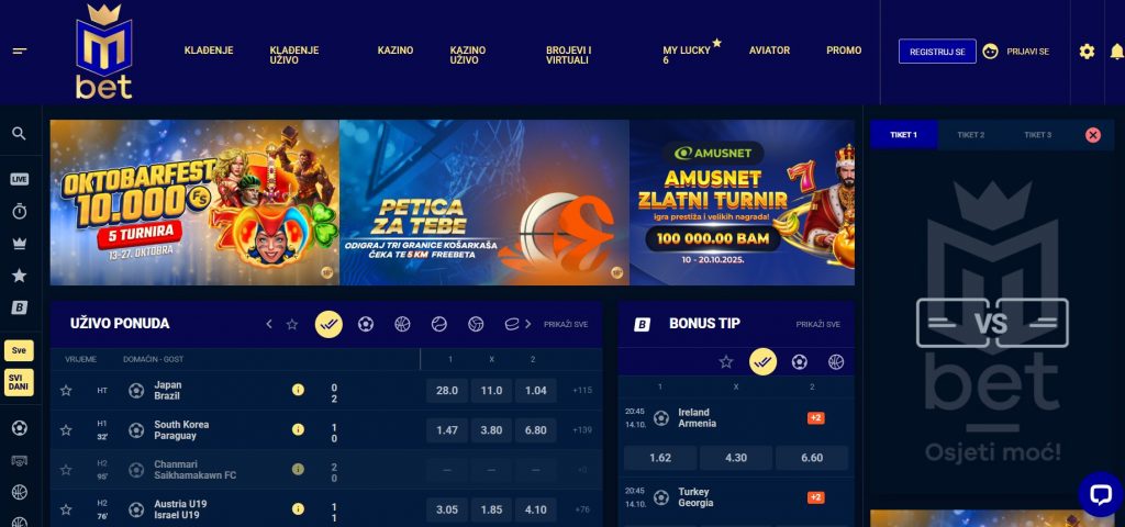 MBet Casino Bosnia