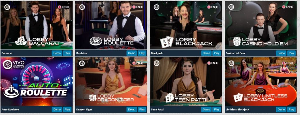 bet-live kazino uživo