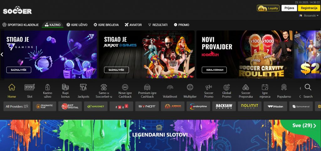 Soccerbet kaziono bosna